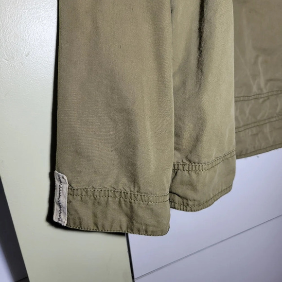 ❤️ 3 for $35 Zara 1/4 zip up mock  neck lightweight utility jacket Anorak Medium - Picture 3 of 8